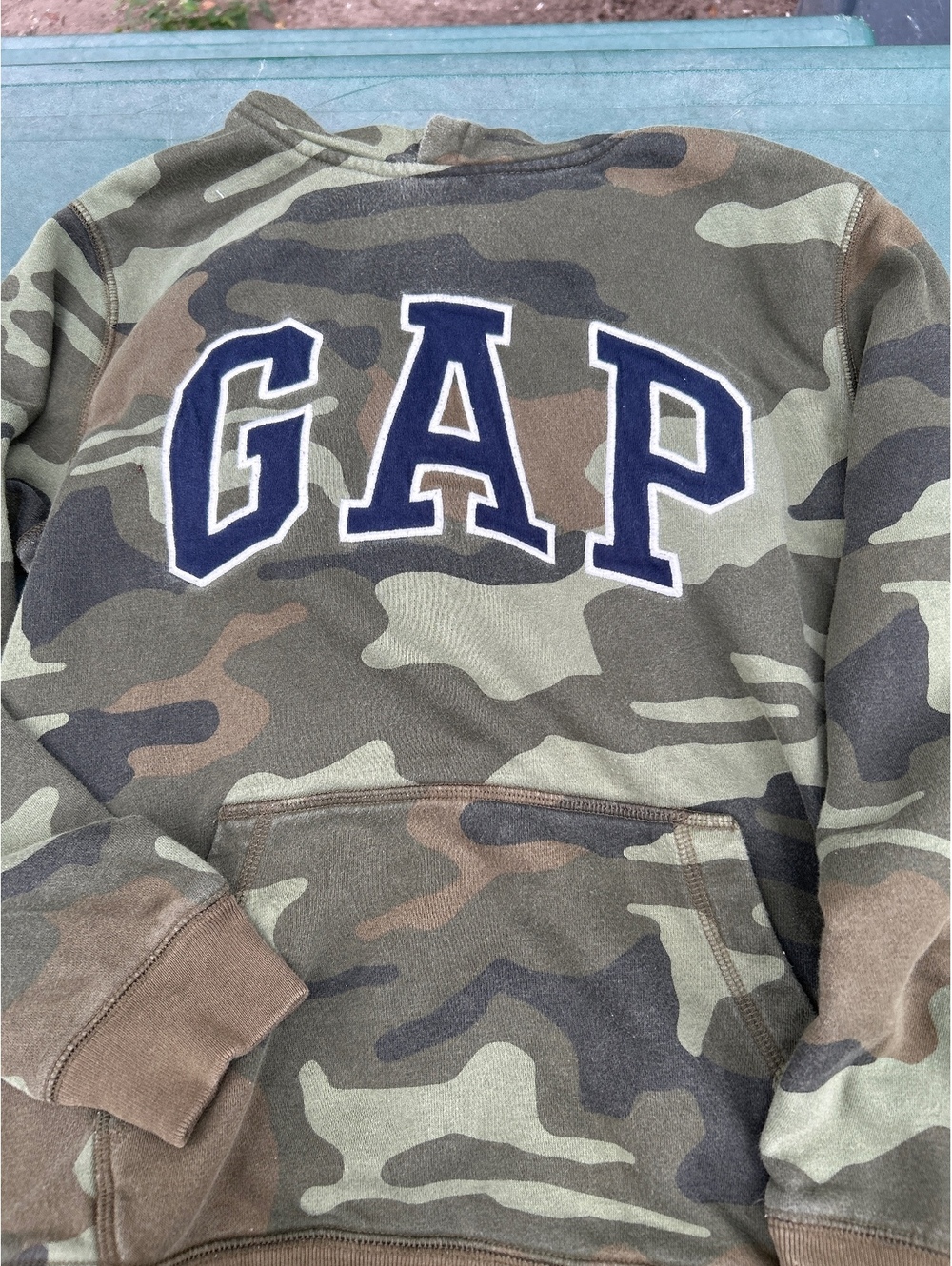 GAP Kids Camo Hoodie Sweatshirt XXL